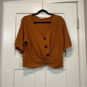 Button Knit Top